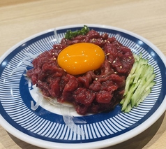 特選馬刺しのユッケ