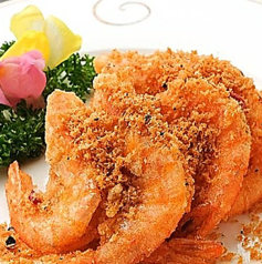 香港風海老のガーリック風味香り揚げ