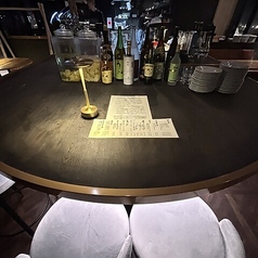 デートにおすすめ◎落ち着いた雰囲気のカウンター席です。