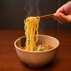 〆の貝だし麺