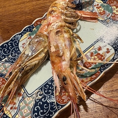 赤海老塩焼き