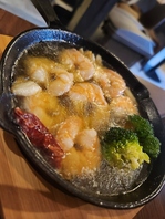 エビのアヒージョ