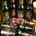 飲み放題のビールには青島ビール★その他単品ではプレミアム青島＆クラフト青島も入荷♪