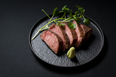 飛騨牛のステーキ