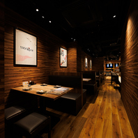 賑やかで明るいお店です