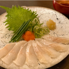 アナゴの刺身