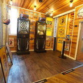 ダーツ2台設置！お酒を飲みながらゲーム可能！