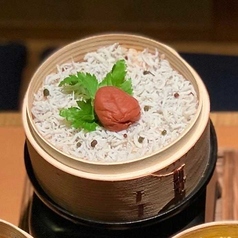 蒸籠めし しらす