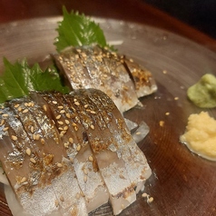 炙りトロシメサバ刺