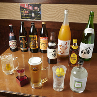 料理に合うドリンクを豊富にご用意♪