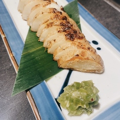 山芋と刻みわさび