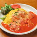 料理メニュー写真&nbsp;チキンのチーズトマトソースオムライス