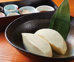 【おすすめ】できたて豆腐　お薬味七品添え