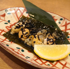 牡蠣の昆布蒸し