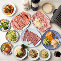 お肉を引き立てる多彩な一品料理