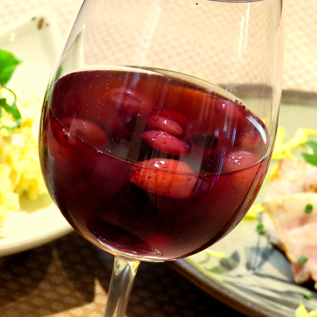 【ココでしか飲めない日本酒サングリア】男山サングリアは蔵直伝のココでしか飲めない♪