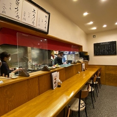 ライブ感が楽しめるカウンター席