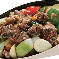 にんにく砂肝炒め