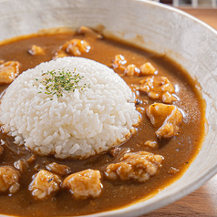 もつ鍋屋のこだわりもつを使用したモツカレー！