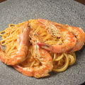 料理メニュー写真&nbsp;エビのトマトクリームパスタ