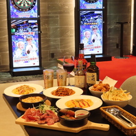 ダーツ片手に楽しめるお食事ご用意しております◎