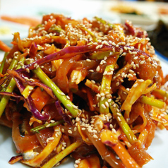 巻き貝の和え物