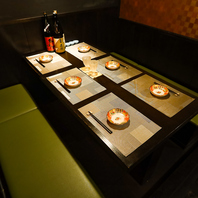 個室は2名様～最大100名様迄！