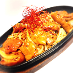 ホルモン鉄板焼き