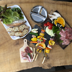 えるふのバーベキューのコース写真