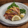 料理メニュー写真&nbsp;地鶏もも炙り刺し