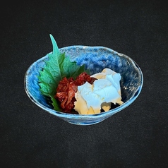 チャンジャクリームチーズ