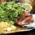 料理メニュー写真&nbsp;もも肉タタキのねぎまみれ