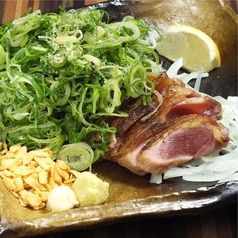 もも肉タタキのねぎまみれ