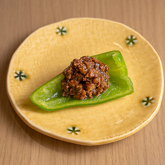 中華肉味噌パリパリピーマン