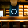 カウンター席は5席ご用意しております。≪新橋/有楽町/Bar/日本酒/焼酎/二次会/おしゃれ/カウンター/牡蠣/クラフトビール/接待≫