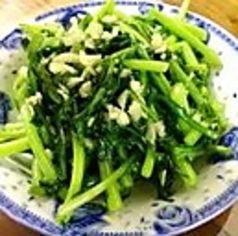 青菜のガーリックソテー