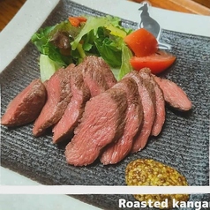 ルーミート料理(カンガルーのヒレ肉使用)