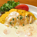 料理メニュー写真&nbsp;エビのクリームソースオムライス