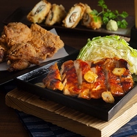 厳選された、”国産鶏”を使用したお料理