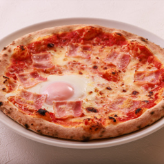 半熟たまごとベーコン