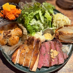 Meat Tasting Plates 2種盛り パン・スープ・ドリンク付き