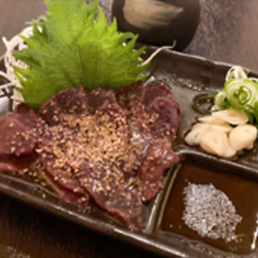馬レバ刺し