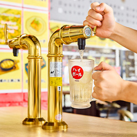 こだわりのゴールデンハイボールタワー！