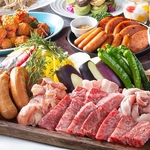 席で焼いて楽しむBBQ付きプランもご用意しています