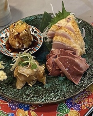 名物◆新鮮な「宮崎鶏の刺身」