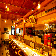 カウンター１～６カウンターは６席ありますカウンターの奥に荷物かけがございますお席に余裕があるときは椅子を使ってください