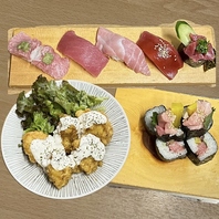 寿司だけじゃない！天ぷらや一品料理も充実ラインナップ