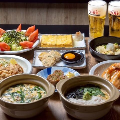 雑炊だけじゃない雑炊居酒屋！一品料理も充実してる素敵なお店♪