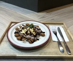 チョコバナナワッフル