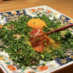 まぐろほほ肉のユッケ